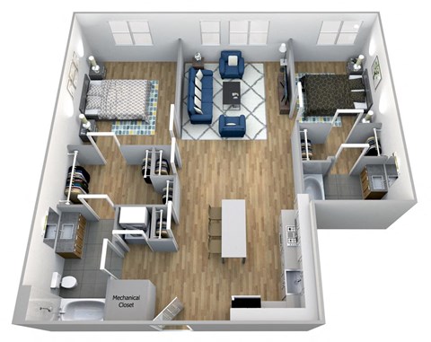 Two Bedroom Two Bath